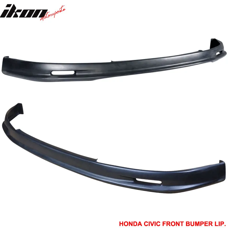 Fits Honda Civic 92-95 EG 2Dr/3Dr Front Bumper Lip   Window Visor