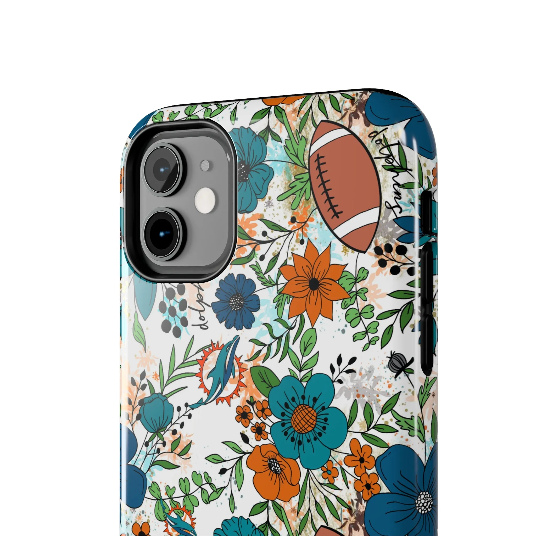 Football Dolphins Phone Case Gift Inspired Fan Art Gift Iphone