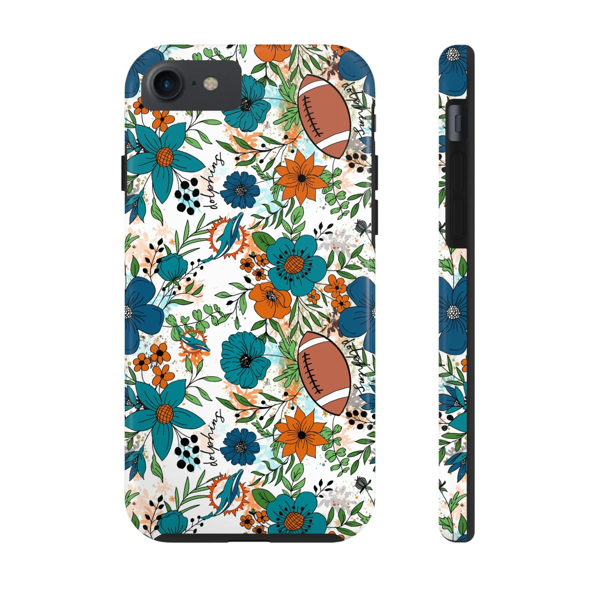 Football Dolphins Phone Case Gift Inspired Fan Art Gift Iphone