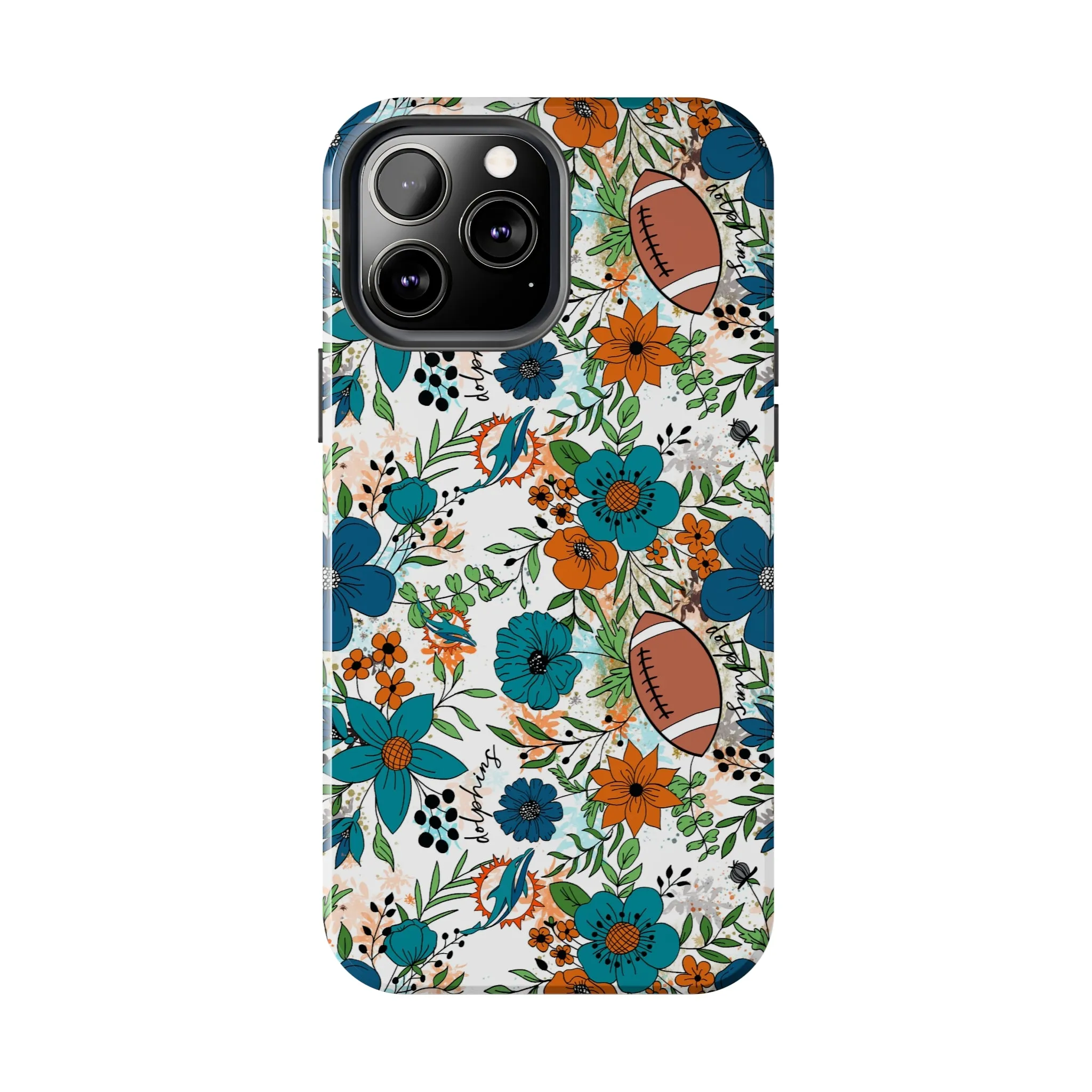 Football Dolphins Phone Case Gift Inspired Fan Art Gift Iphone