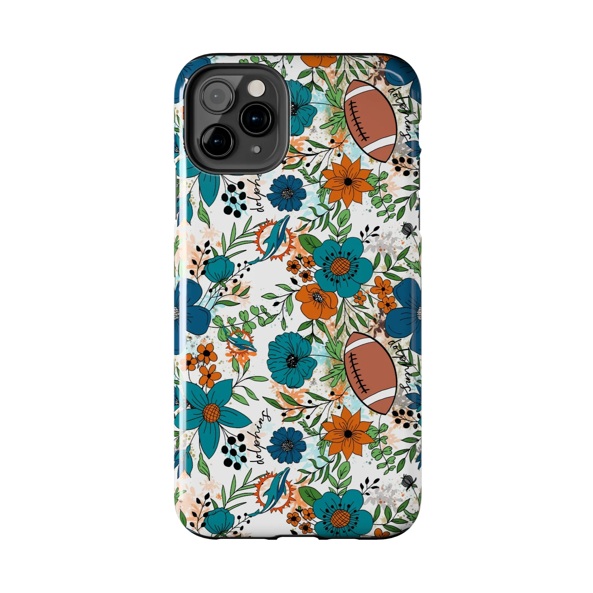 Football Dolphins Phone Case Gift Inspired Fan Art Gift Iphone