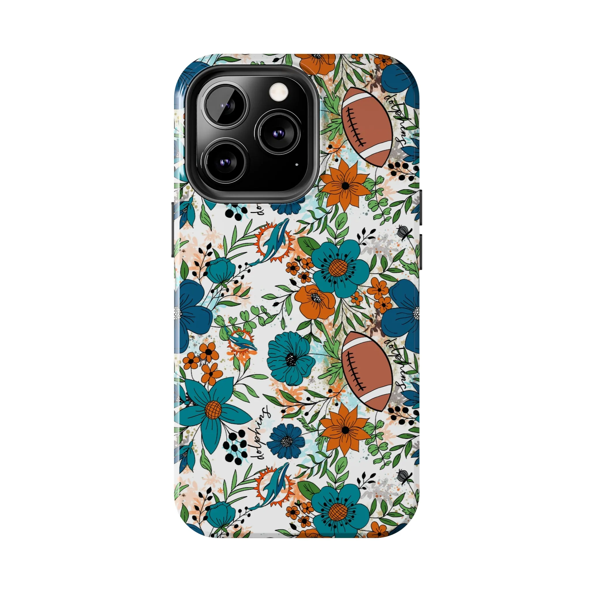 Football Dolphins Phone Case Gift Inspired Fan Art Gift Iphone