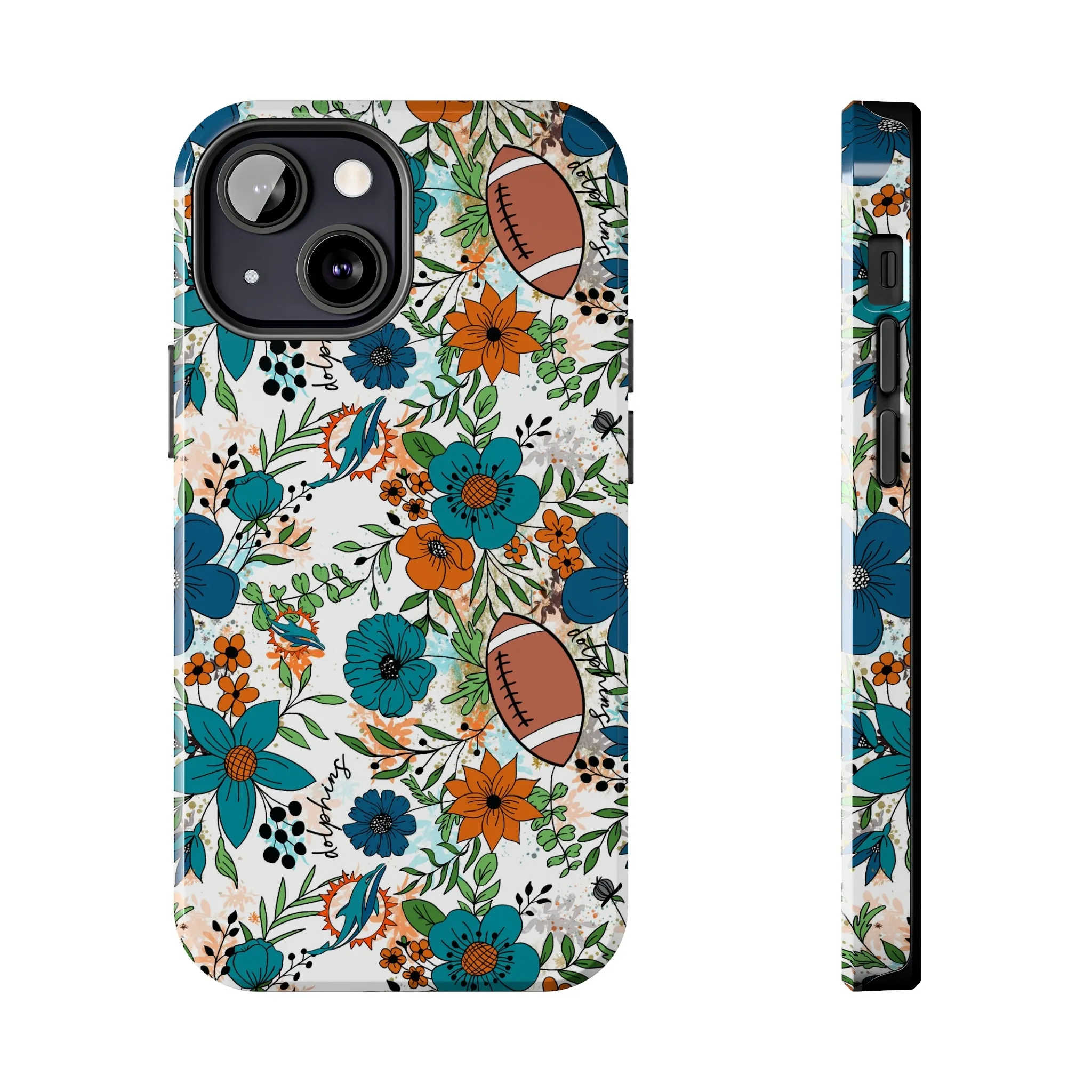 Football Dolphins Phone Case Gift Inspired Fan Art Gift Iphone