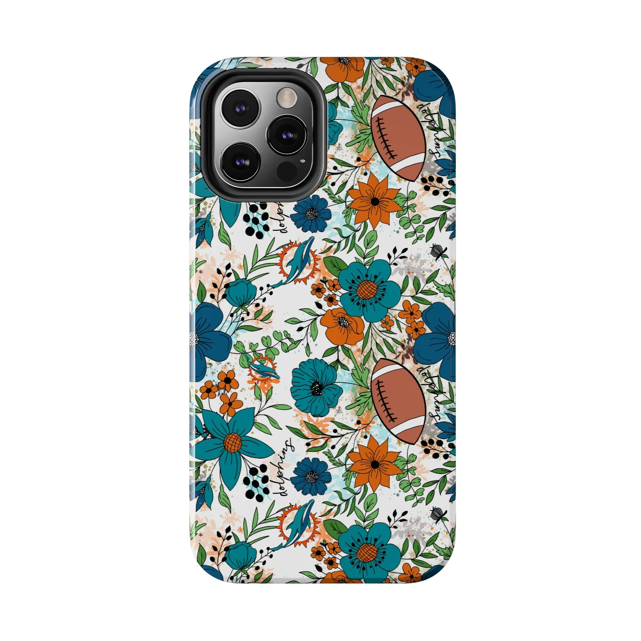 Football Dolphins Phone Case Gift Inspired Fan Art Gift Iphone