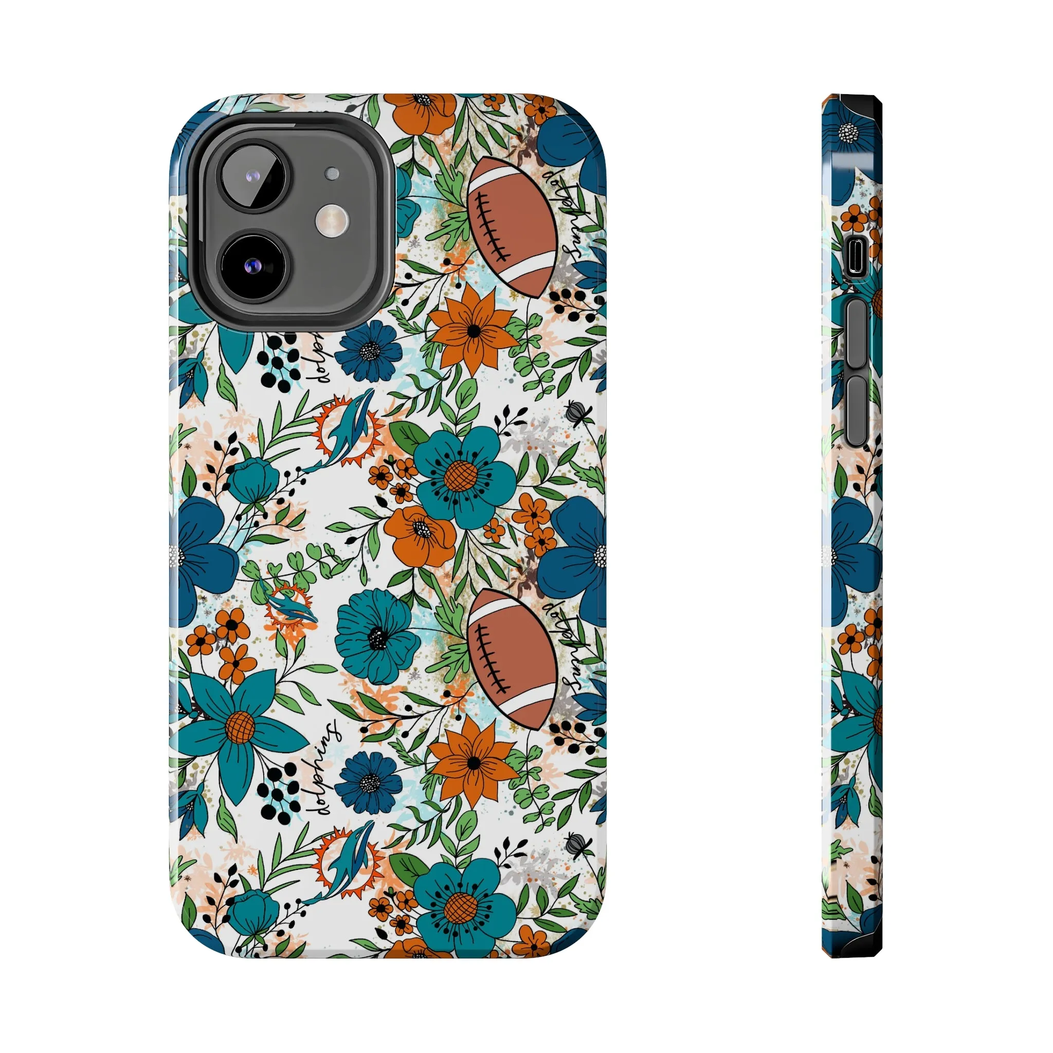 Football Dolphins Phone Case Gift Inspired Fan Art Gift Iphone