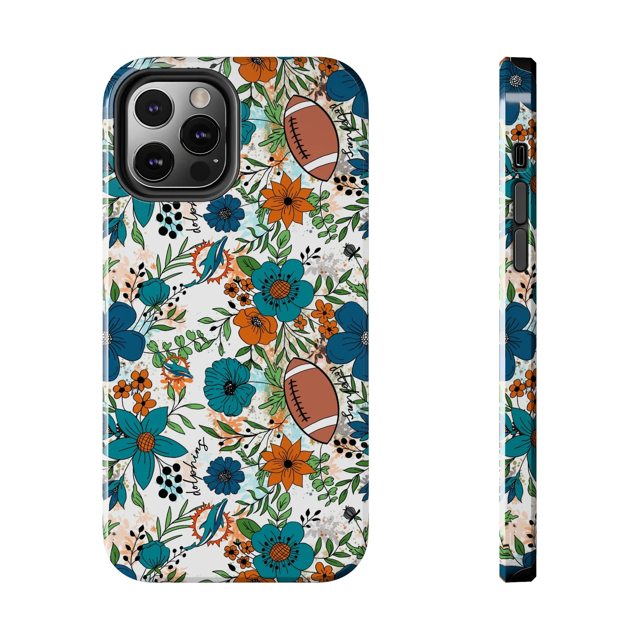 Football Dolphins Phone Case Gift Inspired Fan Art Gift Iphone