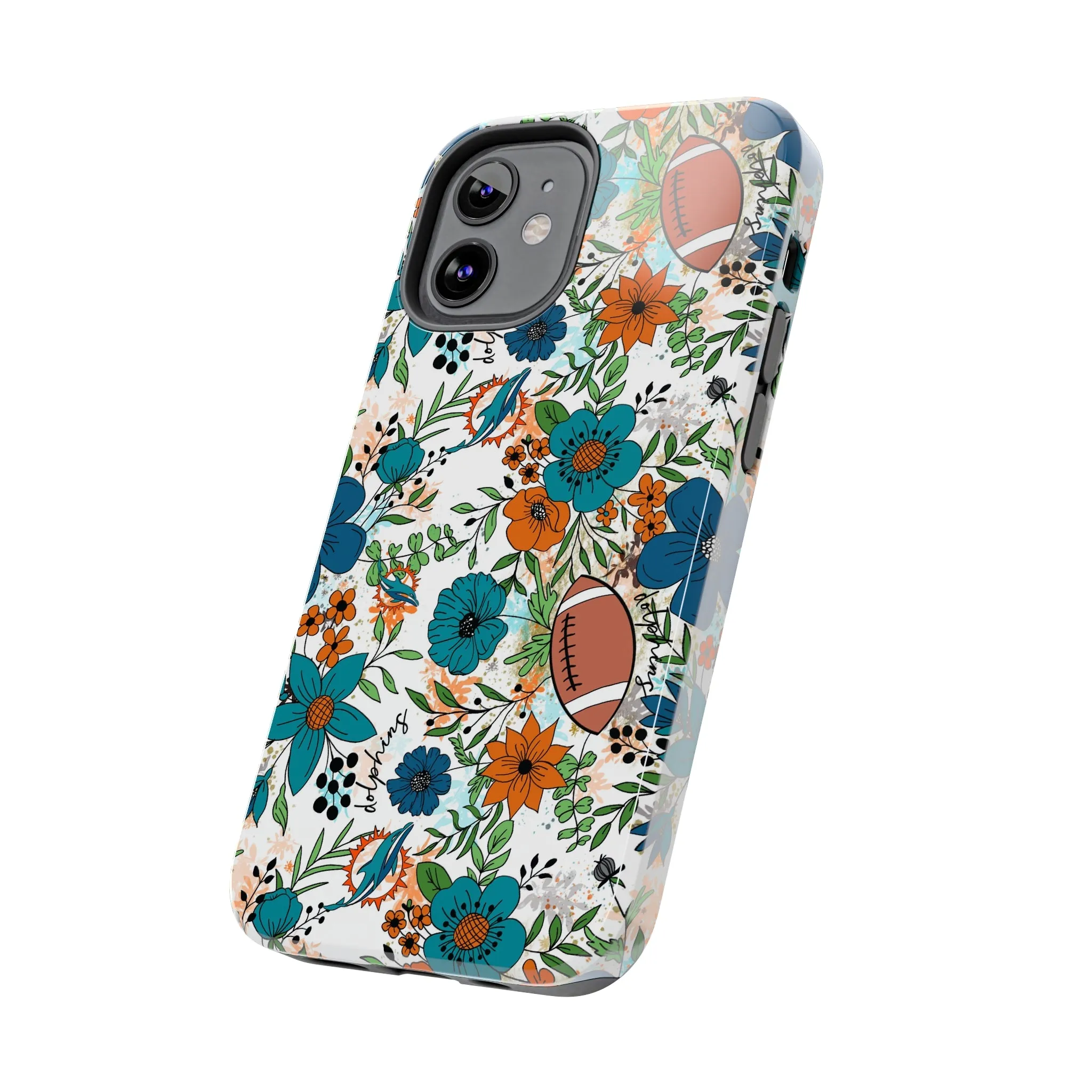 Football Dolphins Phone Case Gift Inspired Fan Art Gift Iphone