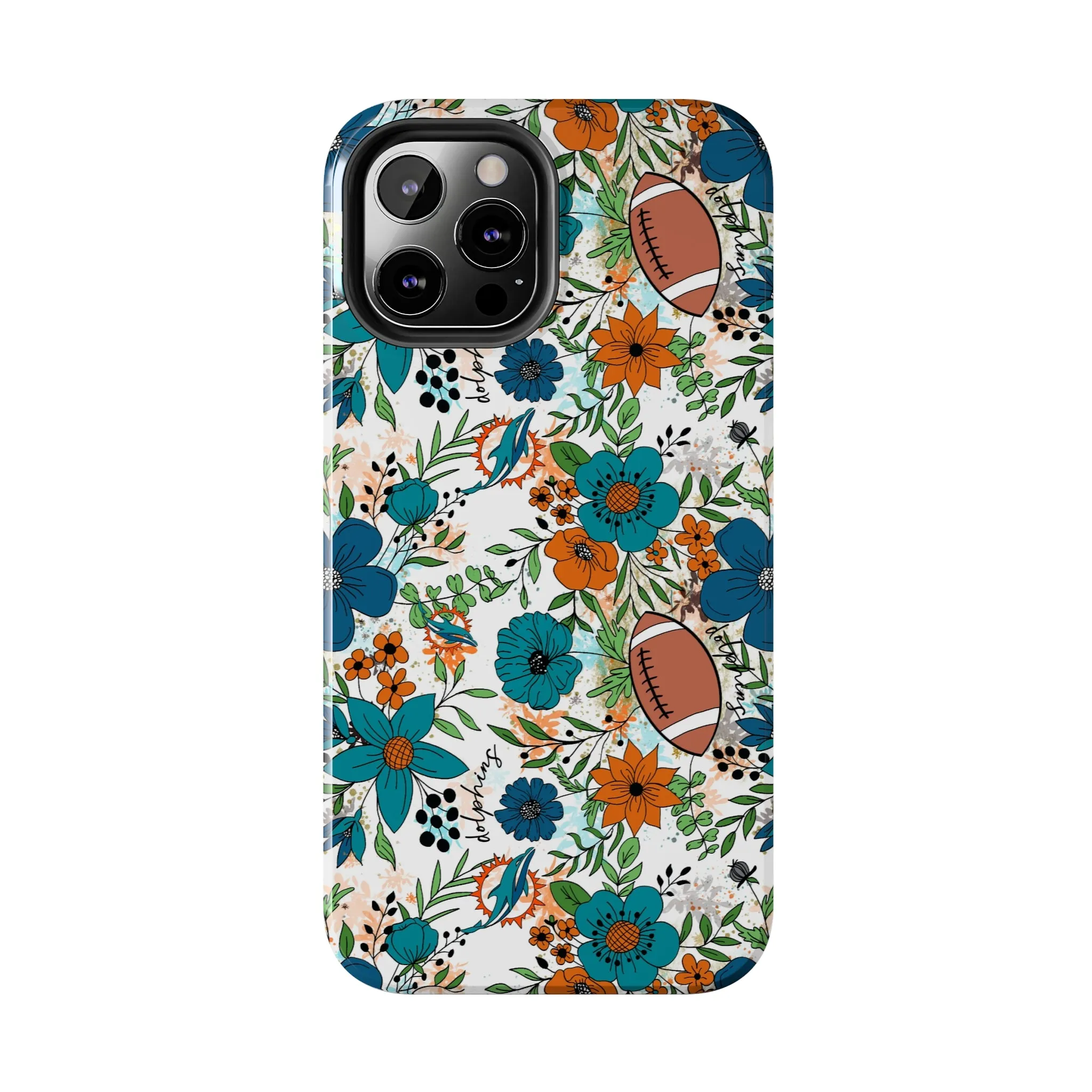 Football Dolphins Phone Case Gift Inspired Fan Art Gift Iphone