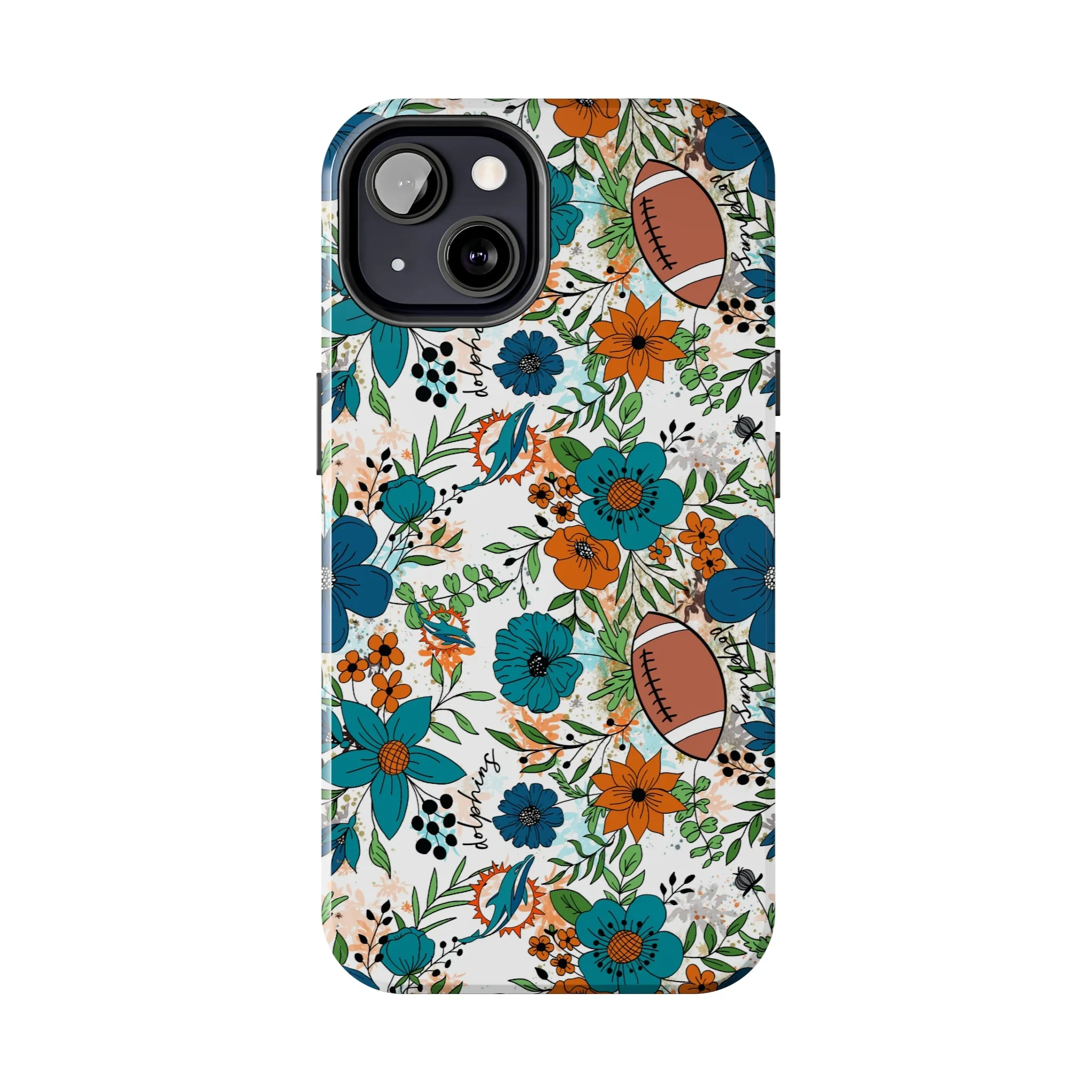 Football Dolphins Phone Case Gift Inspired Fan Art Gift Iphone