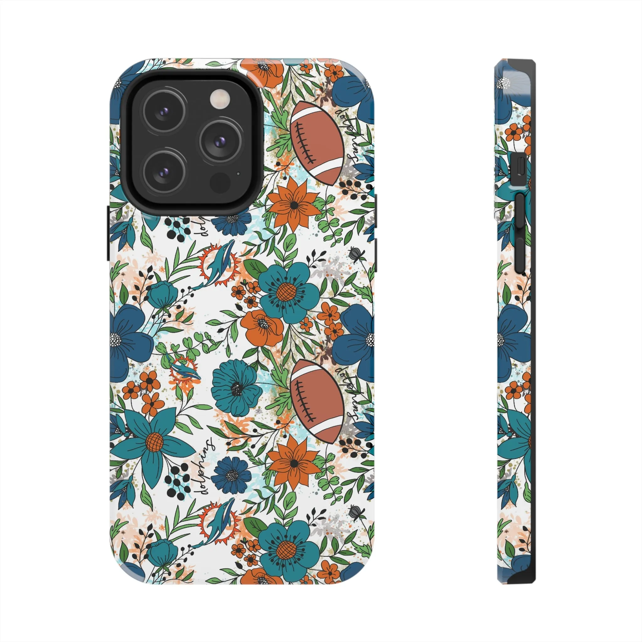 Football Dolphins Phone Case Gift Inspired Fan Art Gift Iphone