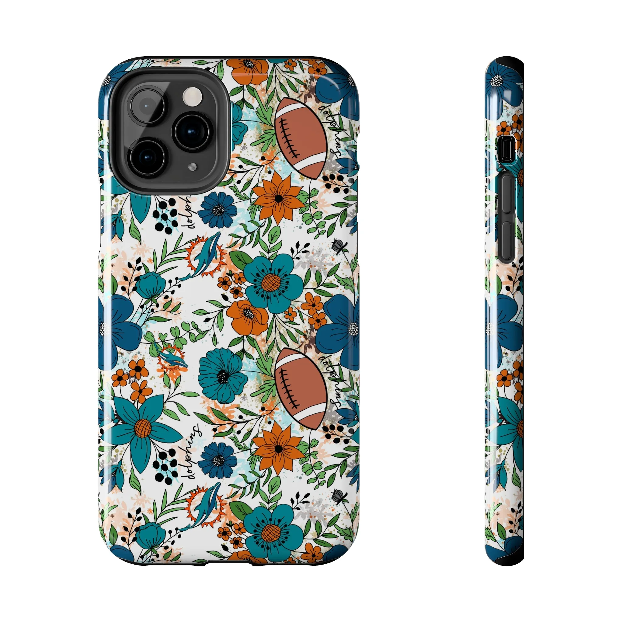 Football Dolphins Phone Case Gift Inspired Fan Art Gift Iphone