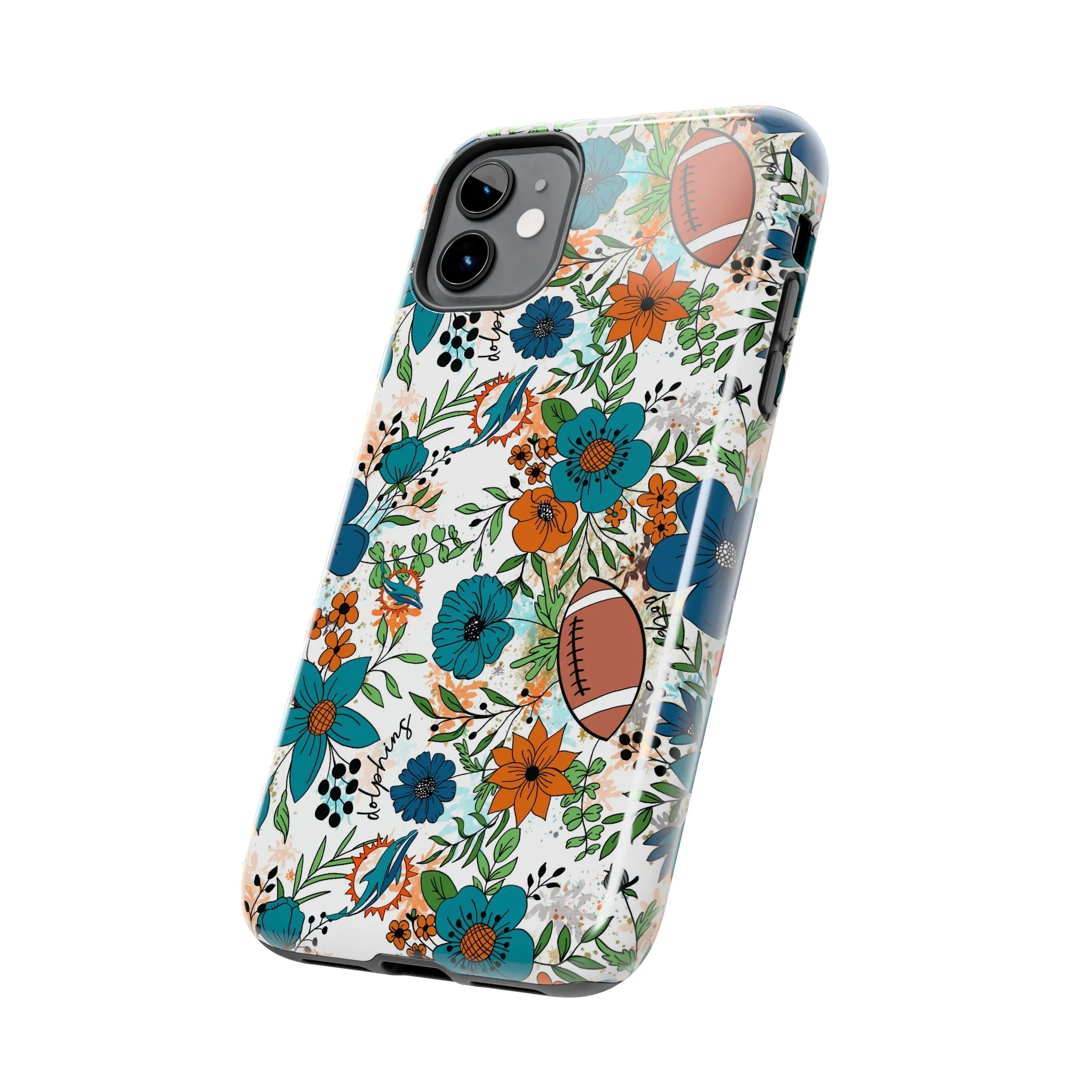 Football Dolphins Phone Case Gift Inspired Fan Art Gift Iphone