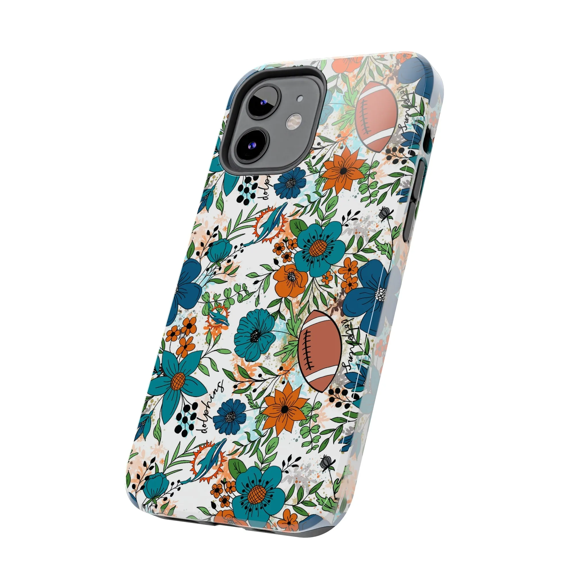 Football Dolphins Phone Case Gift Inspired Fan Art Gift Iphone