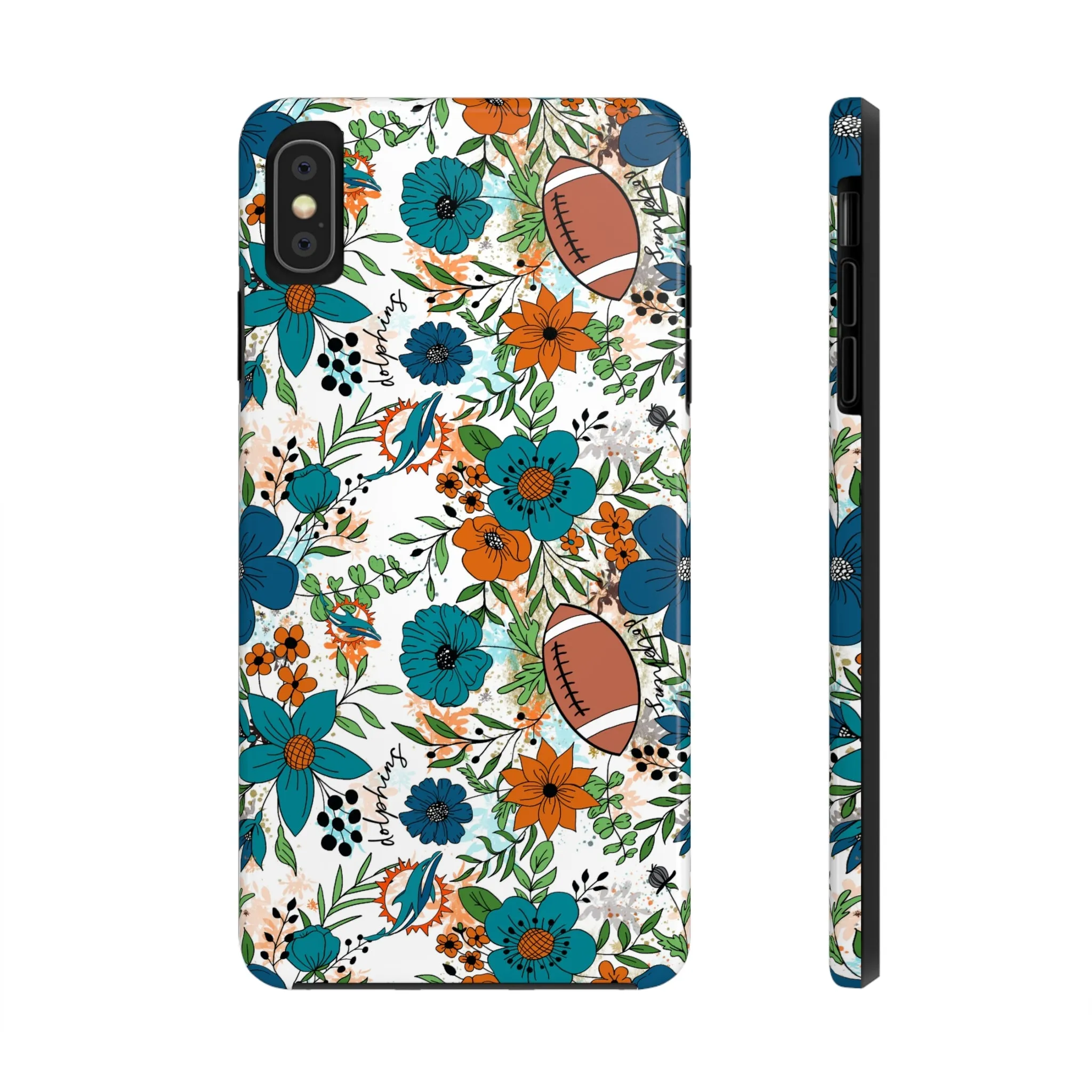 Football Dolphins Phone Case Gift Inspired Fan Art Gift Iphone