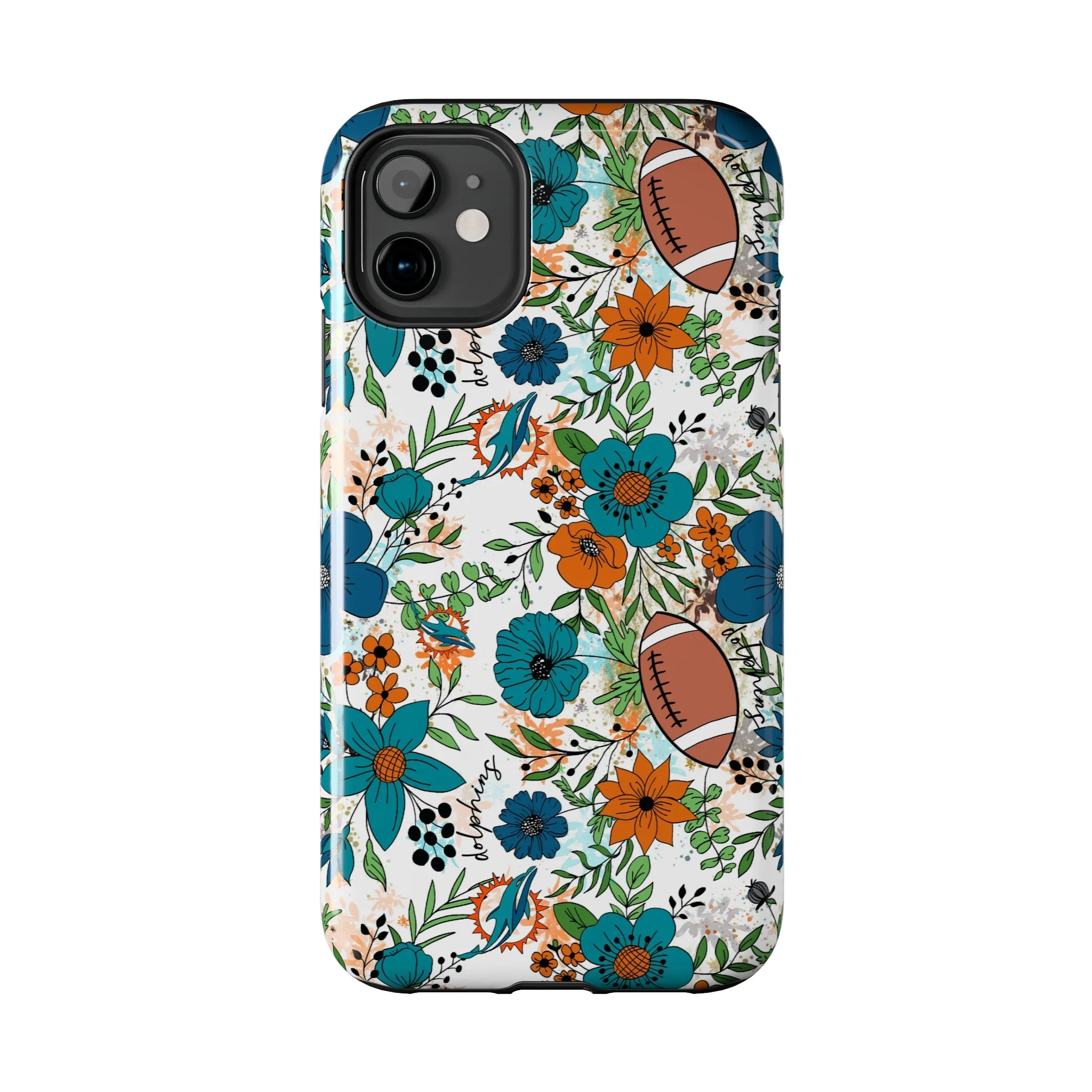 Football Dolphins Phone Case Gift Inspired Fan Art Gift Iphone