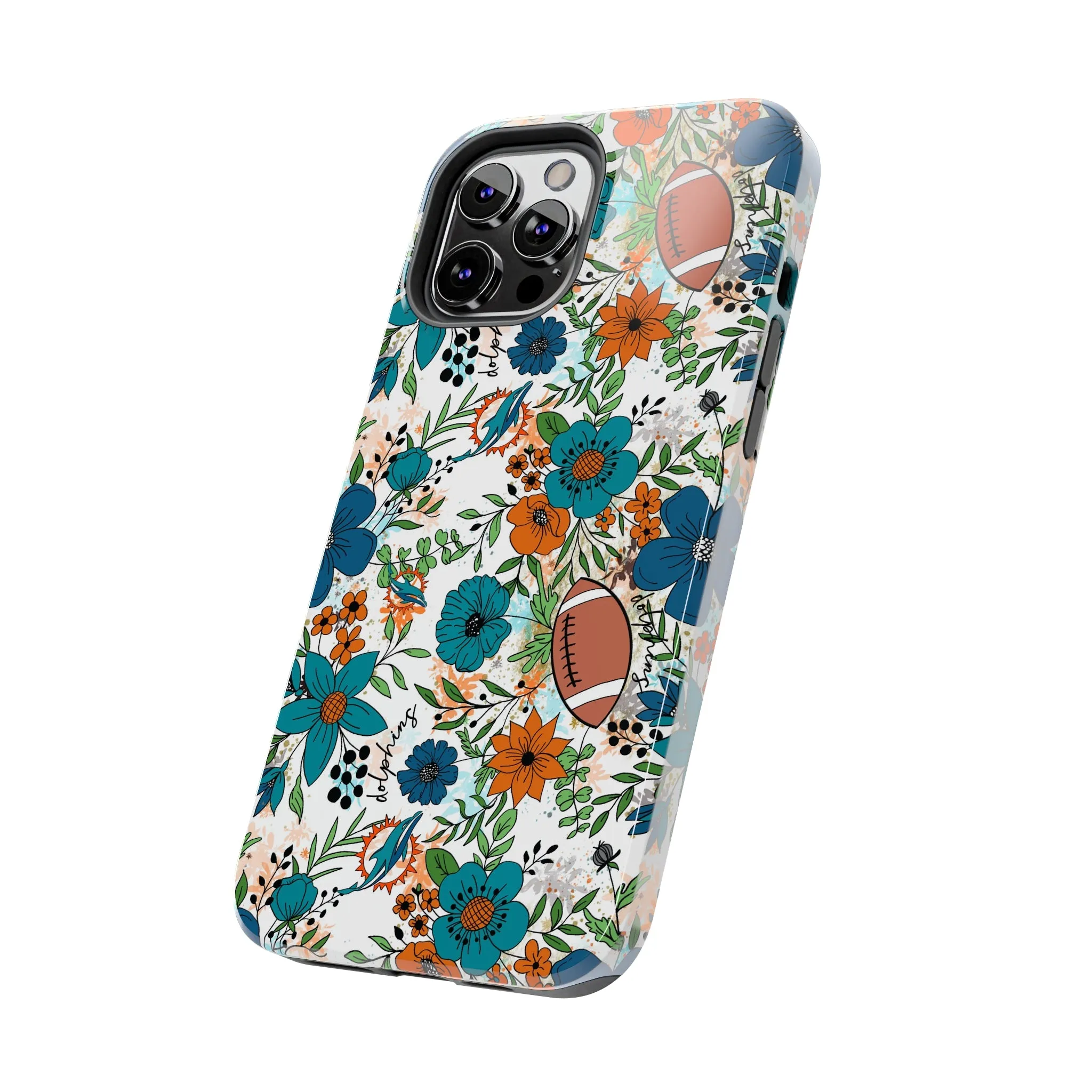 Football Dolphins Phone Case Gift Inspired Fan Art Gift Iphone