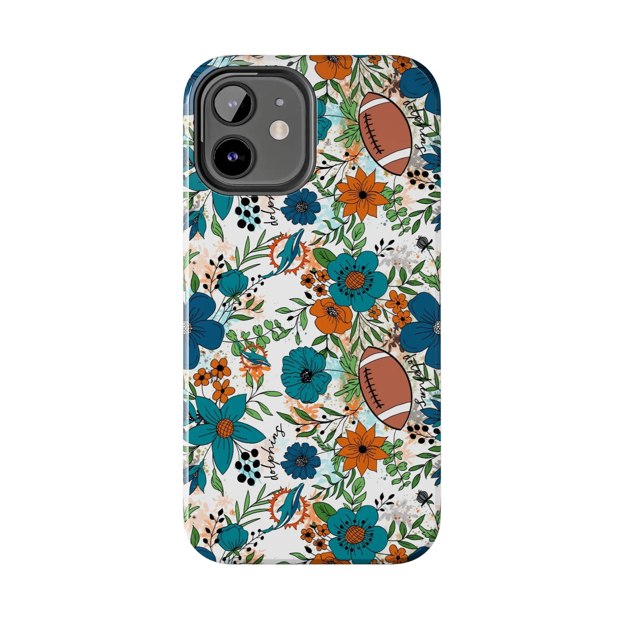 Football Dolphins Phone Case Gift Inspired Fan Art Gift Iphone