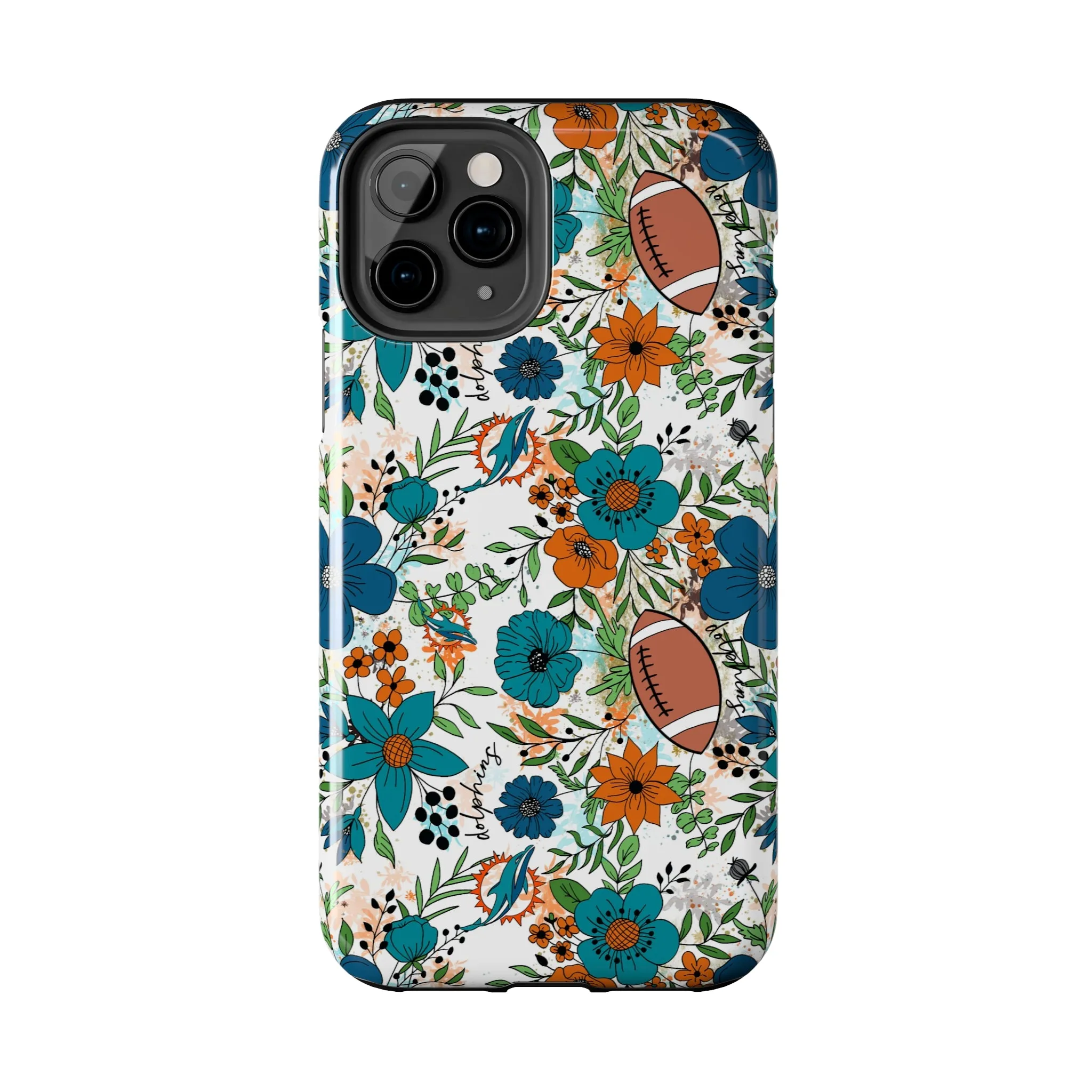 Football Dolphins Phone Case Gift Inspired Fan Art Gift Iphone