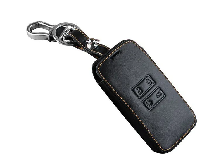 For Renault Kdjar Leather Key Bag Car Key Protective Shell Corea Remote Control Cover