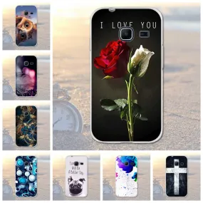 for Samsung Galaxy J1 Mini J105 J105H SM-J105H J105F SM-J105 Flower Cartoon TPU Soft Cover Phone Case For Samsung J1 Nxt Duo