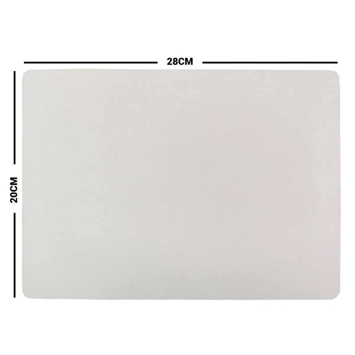 FULL CARTON - 150 x Mouse Pads/ Mats - 20cm x 28cm - Rectangle - 3mm