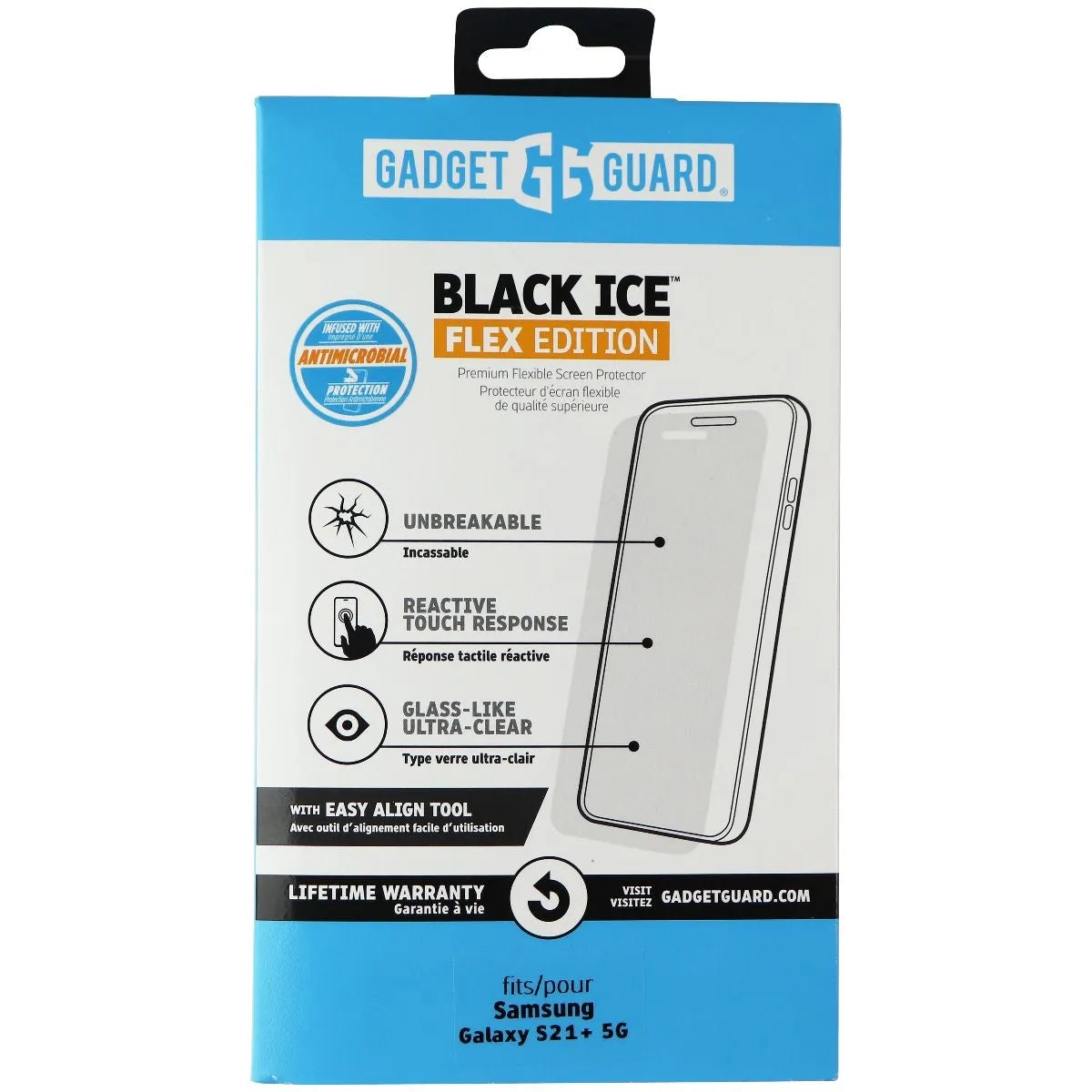 Gadget Guard Black Ice Flex Edition Screen Protector for Samsung Galaxy S21  5G