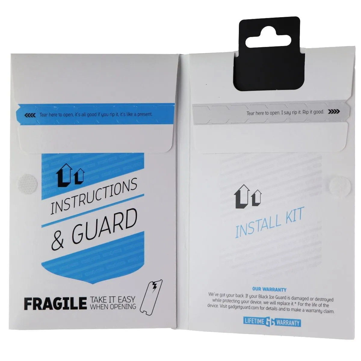 Gadget Guard Black Ice Tempered Glass Screen Guard for LG G7 ThinQ - Clear