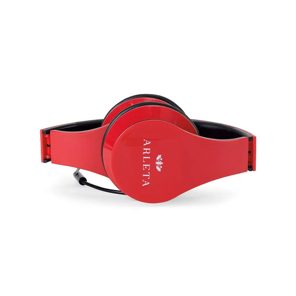 Gemline Red Rhythm Headphones with Mic