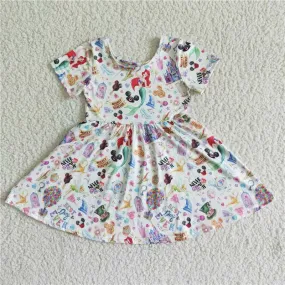 GSD0050 baby girl princess cartoon dress