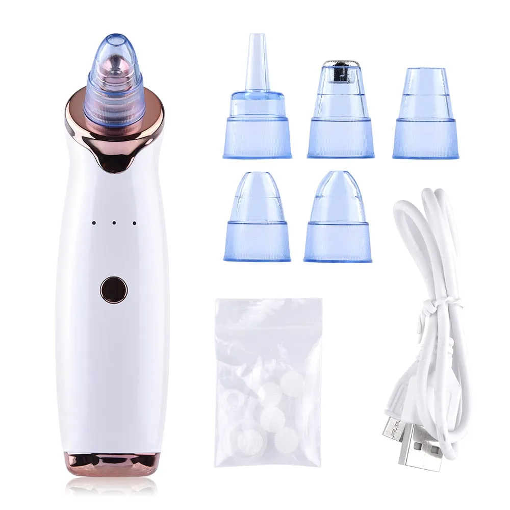 Hailicare Premium Skin Vacuum Pore Cleaner & Microderm Tool with Lanbena Pore Strips