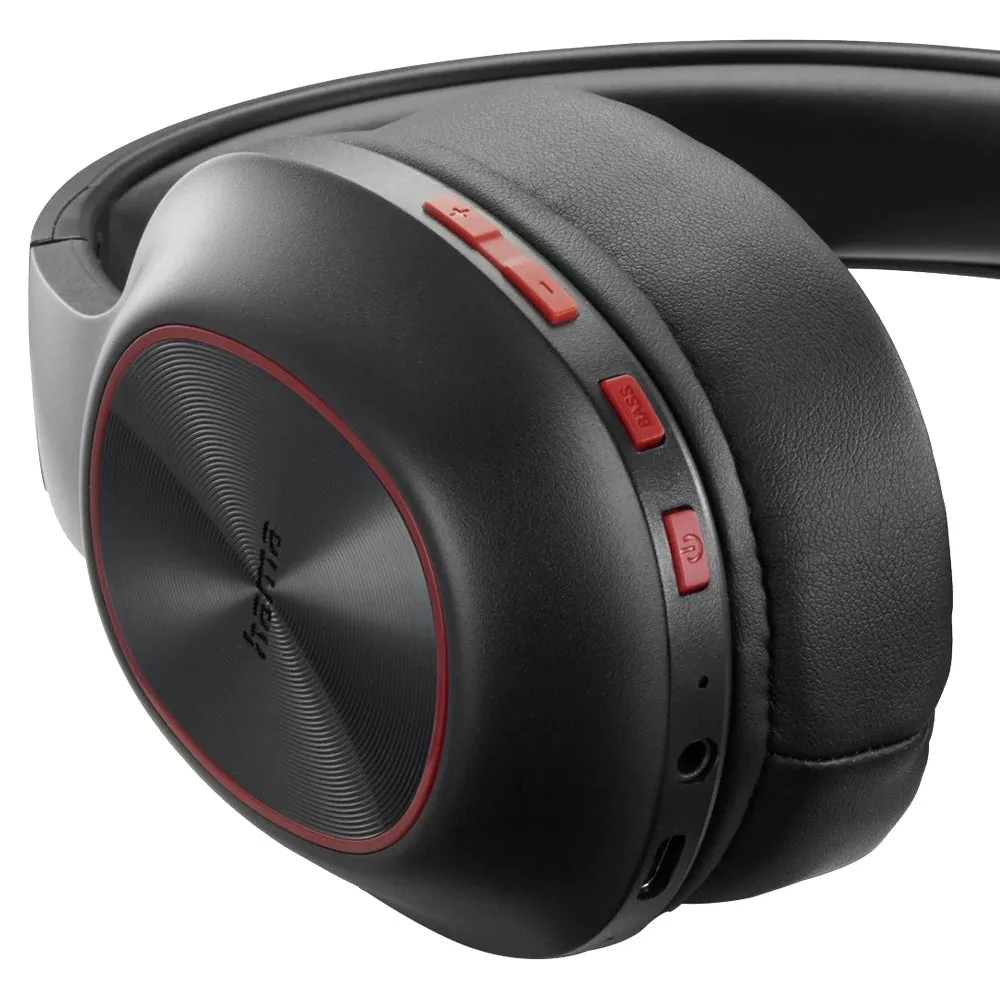 Hama Spirit Calypso II Over-Ear Wireless Bluetooth headphone - Red and Black | 511249