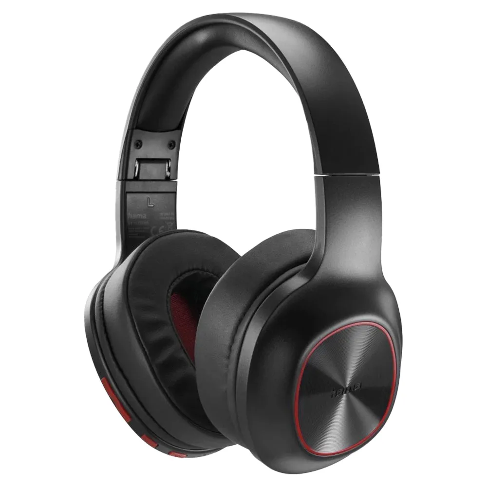 Hama Spirit Calypso II Over-Ear Wireless Bluetooth headphone - Red and Black | 511249