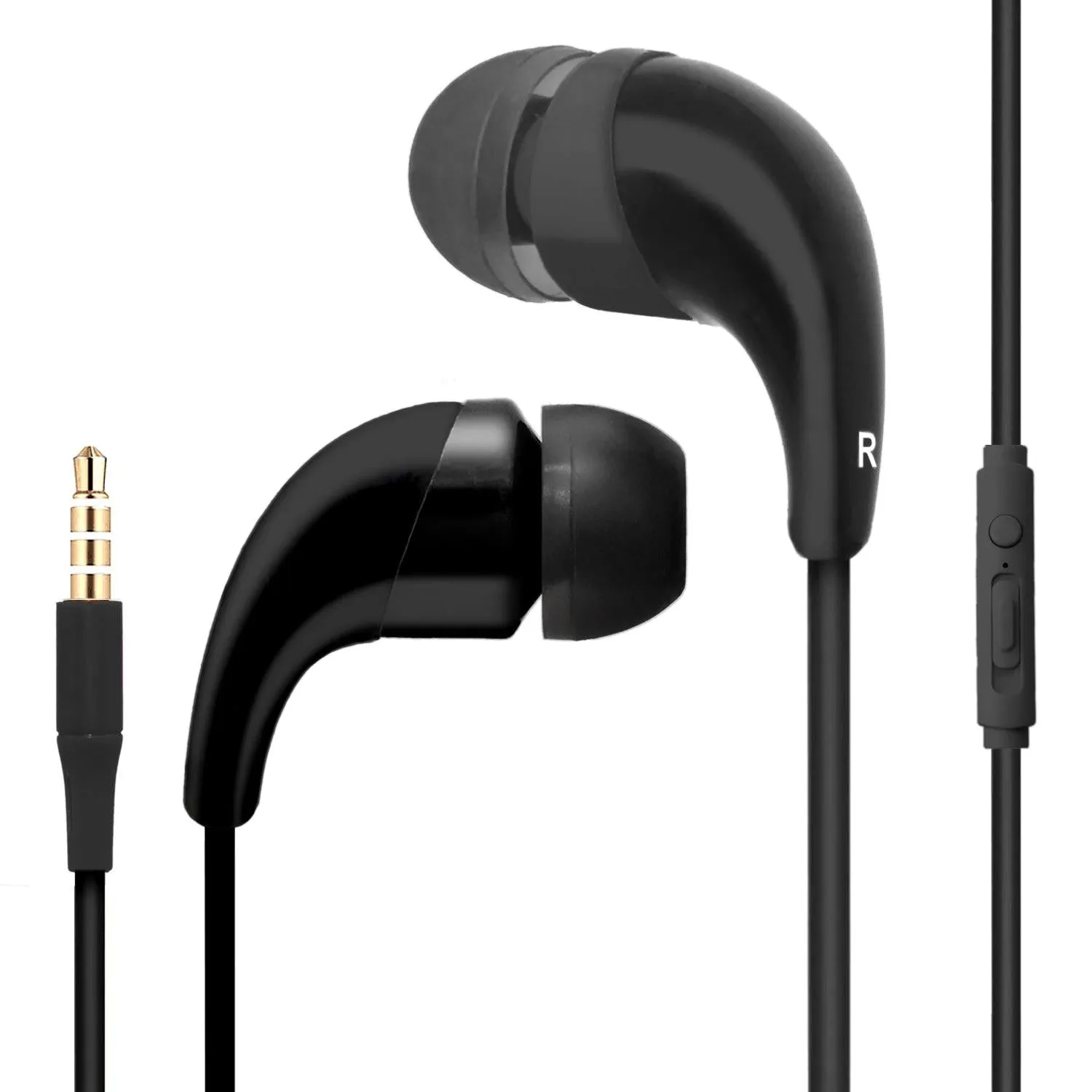 Hands-free Stereo Earbud Headphones Earphones With Microphone Playback Control by Modes