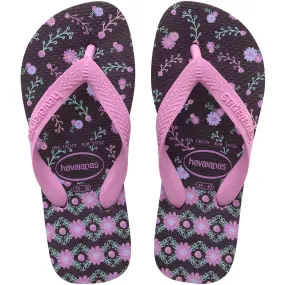 Havaianas Kids Flores Flip Flops