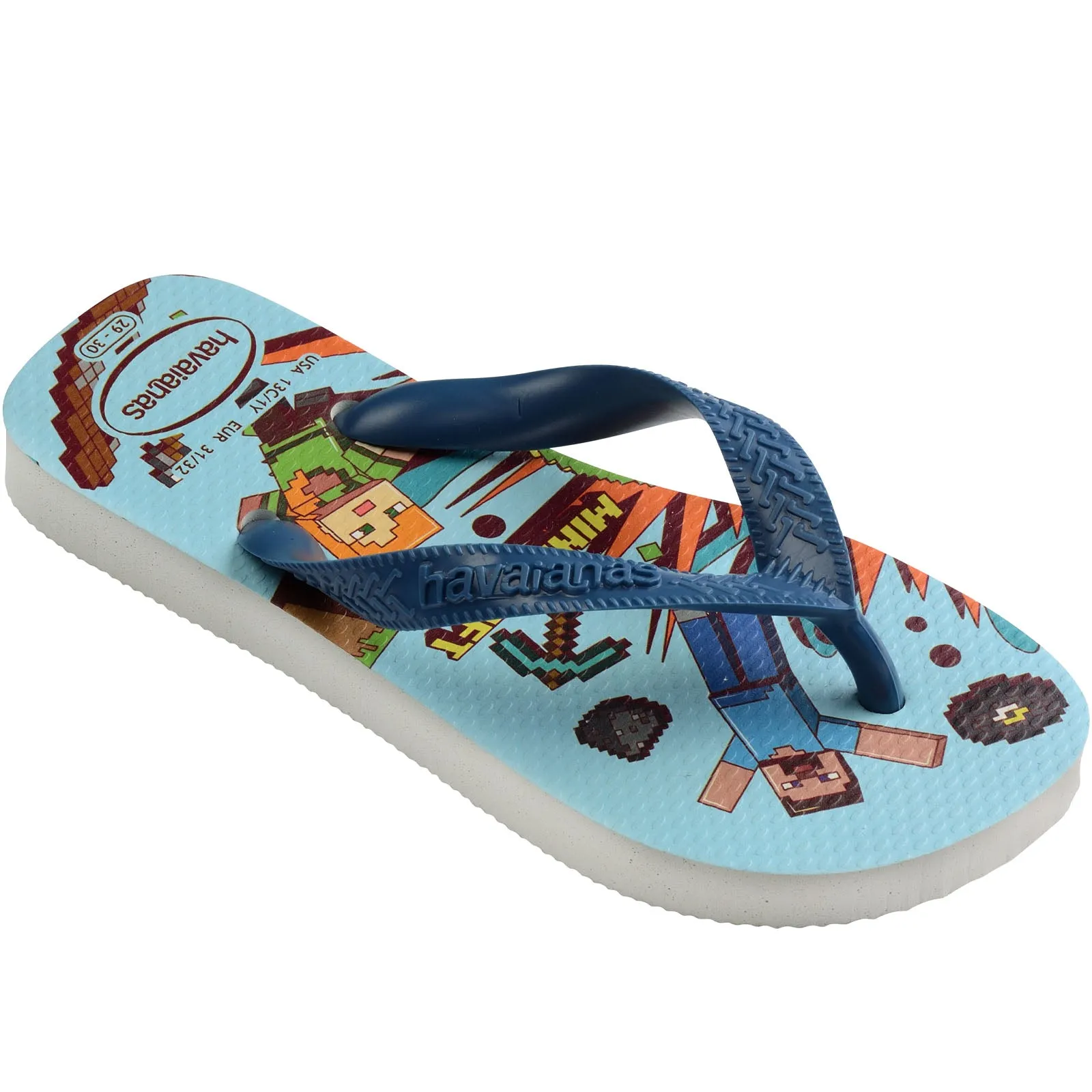 Havaianas Kids Minecraft Flip Flops