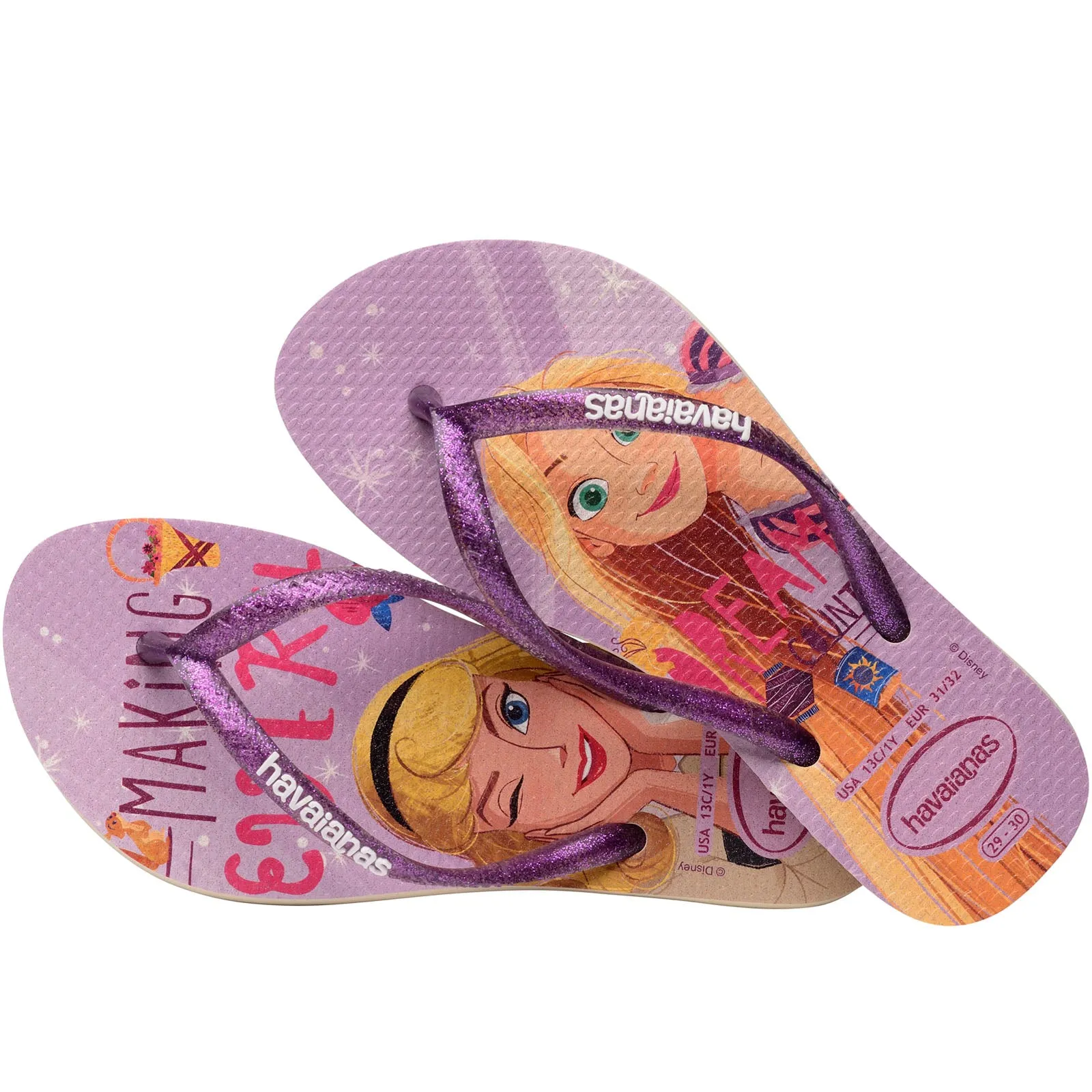 Havaianas Kids Slim Princess Flip Flops