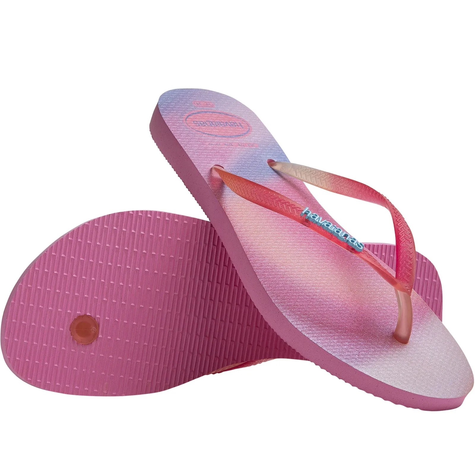 Havaianas Slim Flatforms Sparkle Flip Flops