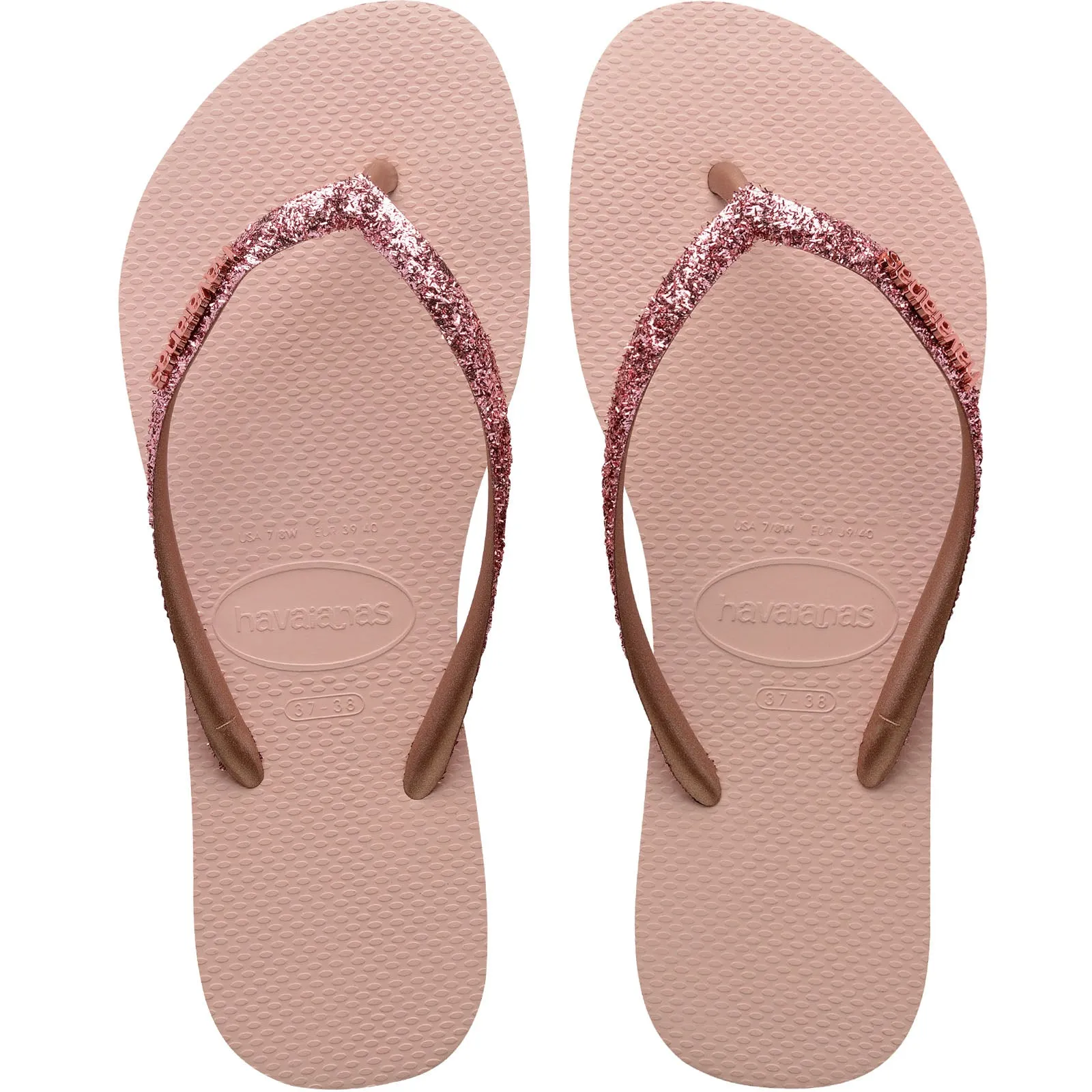 Havaianas Slim Glitter II Flip Flops