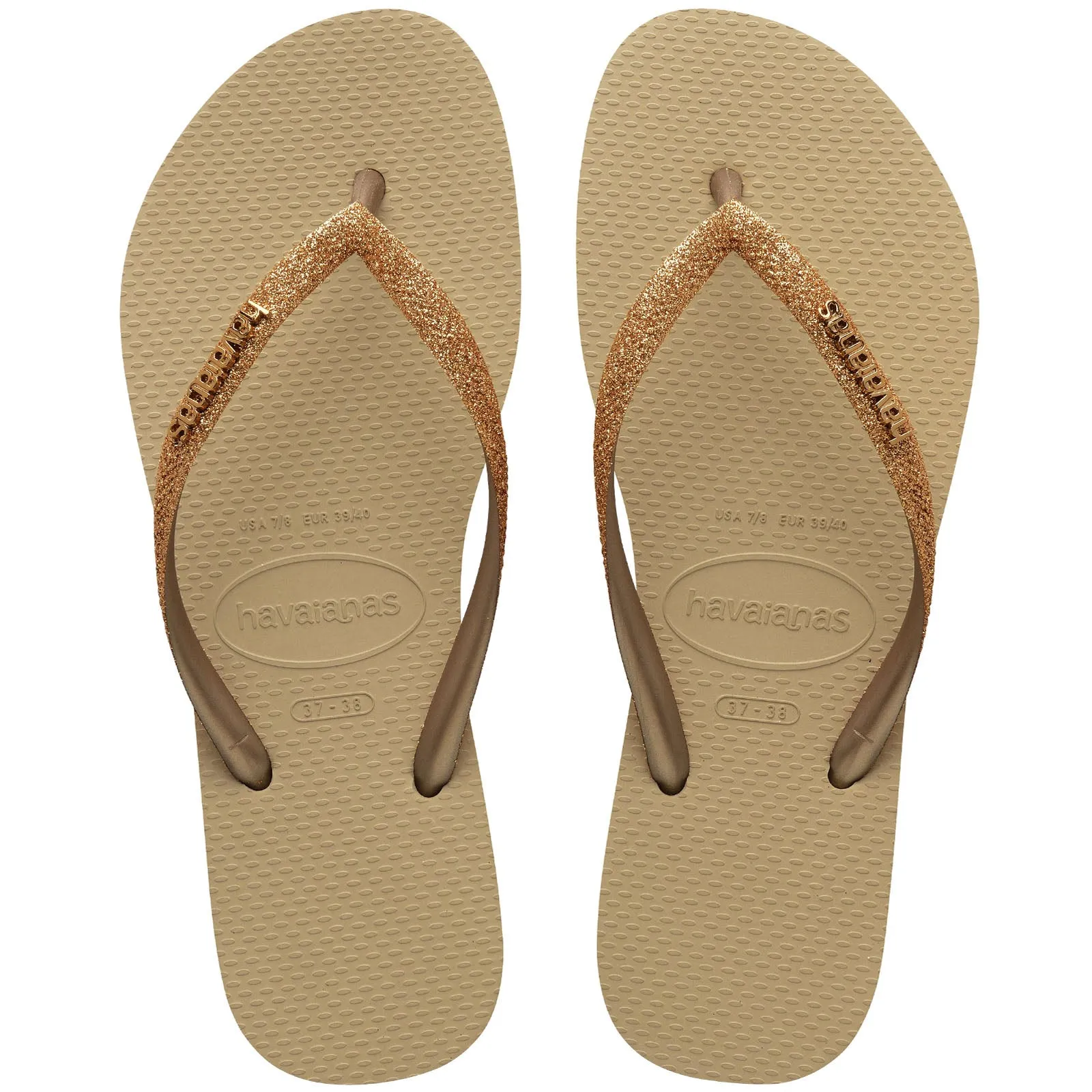 Havaianas Slim Glitter II Flip Flops