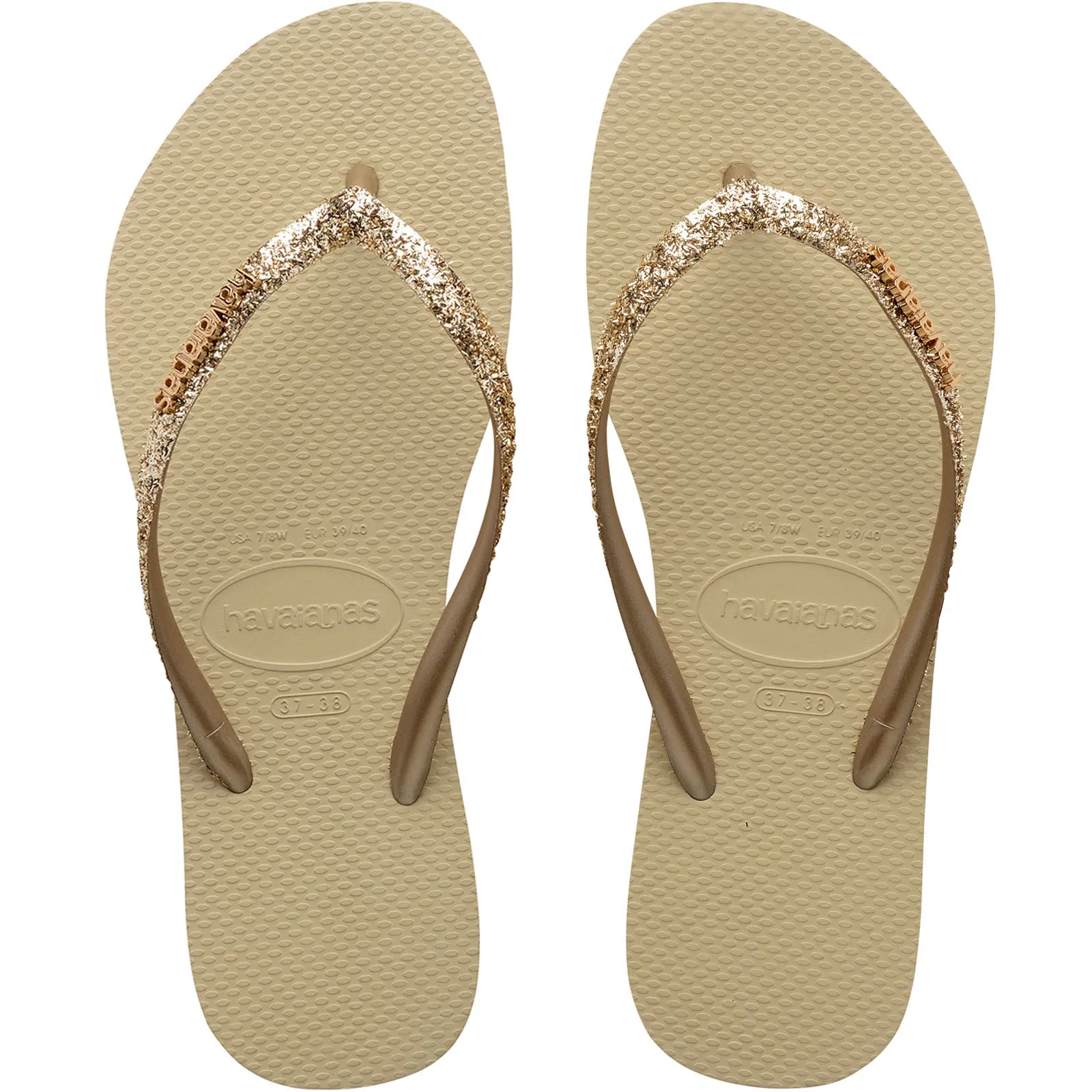 Havaianas Slim Glitter II Flip Flops