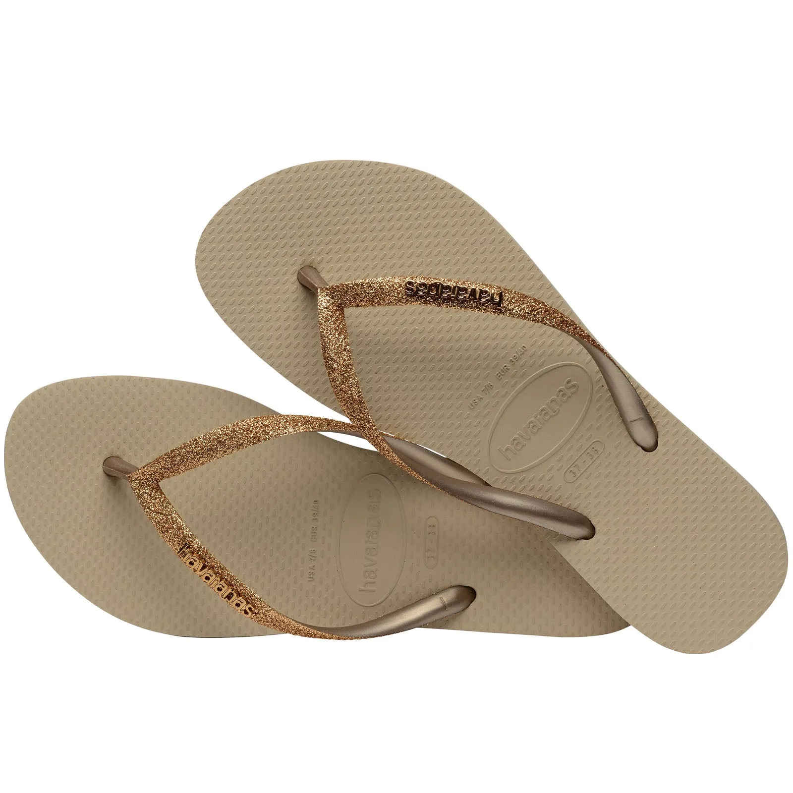 Havaianas Slim Glitter II Flip Flops