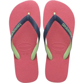 Havaianas Womens Top Mix Flip Flops - Pink Porcelain - 6/7 UK