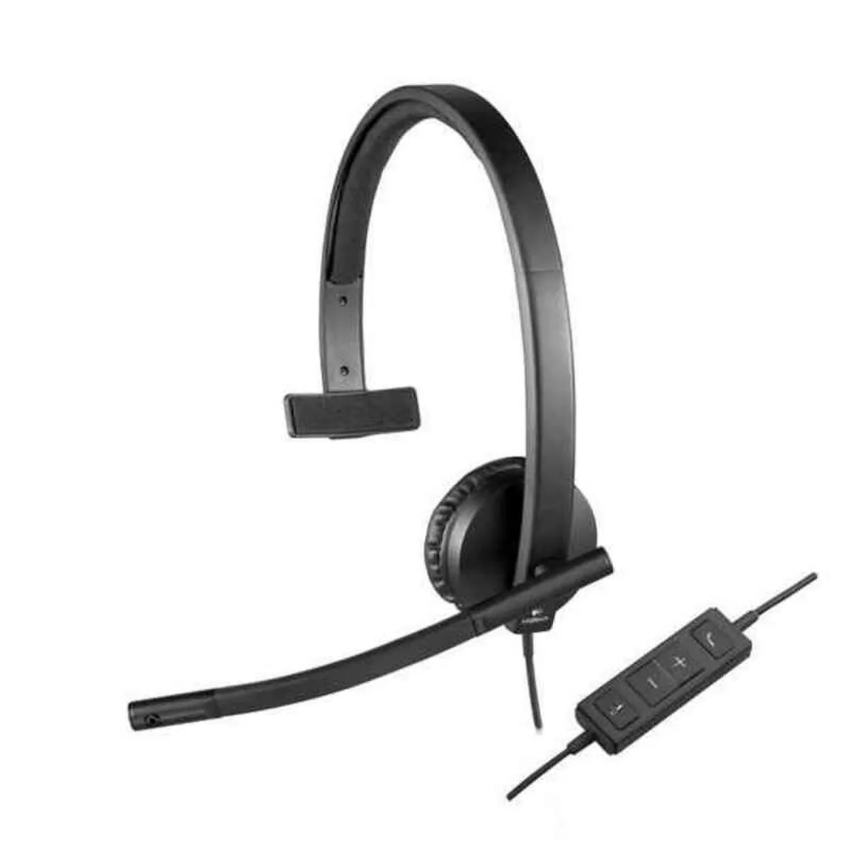 Headphones with Microphone Logitech 981-000571 Black