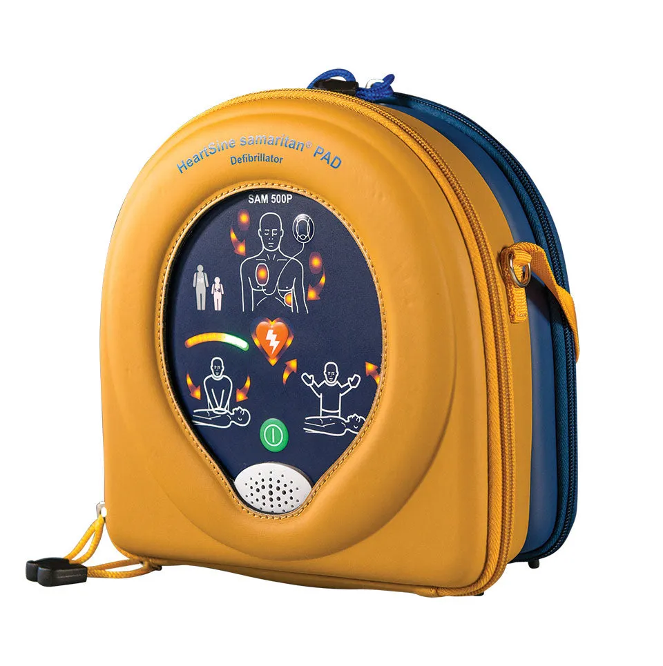 HeartSine Defibrillator (AED) 500P with Case, Cabinet and Prep Kit 11302003