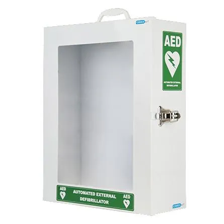 HeartSine Defibrillator (AED) 500P with Case, Cabinet and Prep Kit 11302003