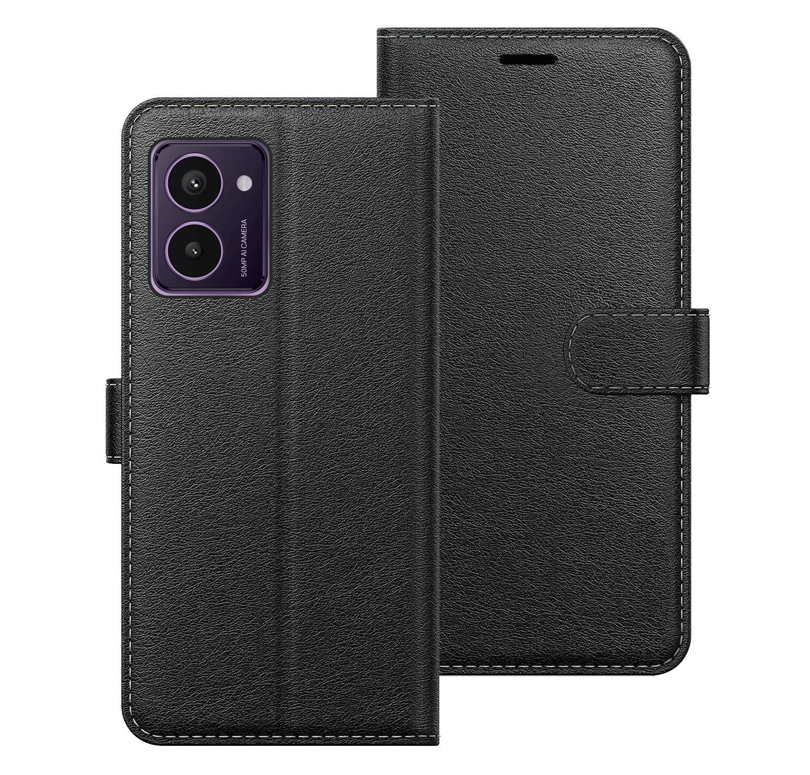 HMD Pulse  Case Cover Flip Folio Leather Wallet Credit Card Slot