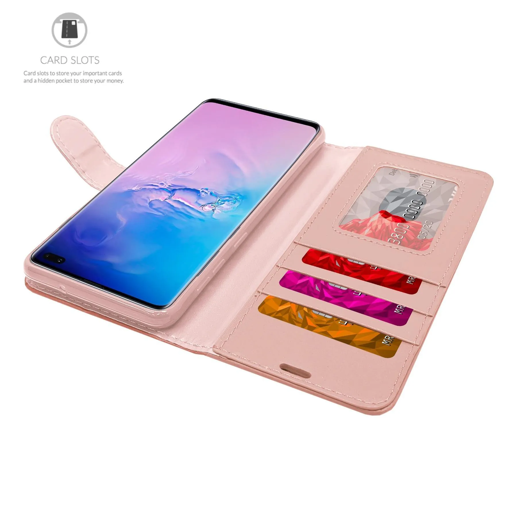 Huawei P40 LITE E Flip Folio Book Wallet Case