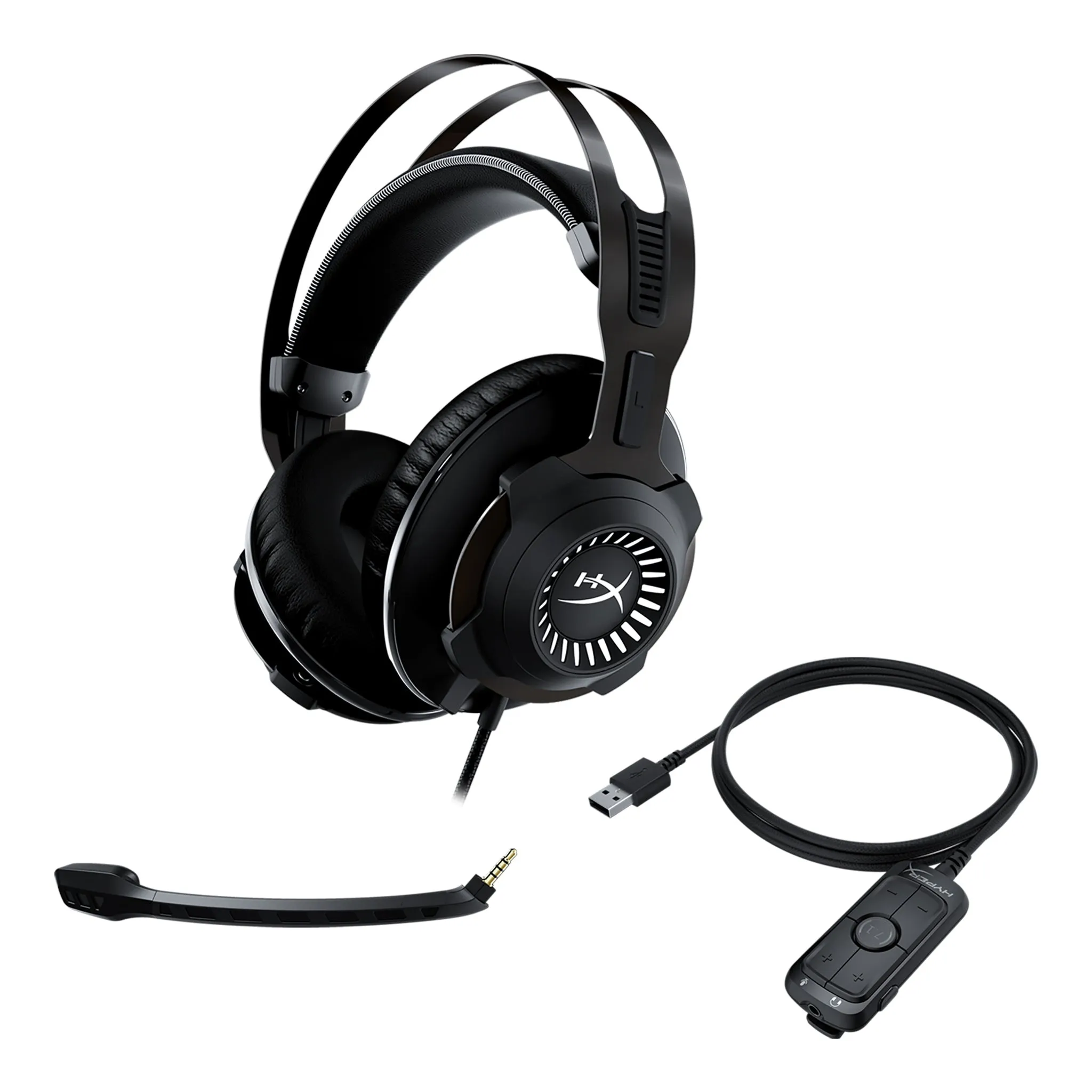 HyperX Cloud Revolver Pro Gaming Headset Plug-N-Play with Dolby 7.1 Surround and Detachable Removable Microphone