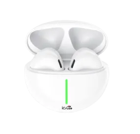 iCruze Oval TWS Earbuds (White)