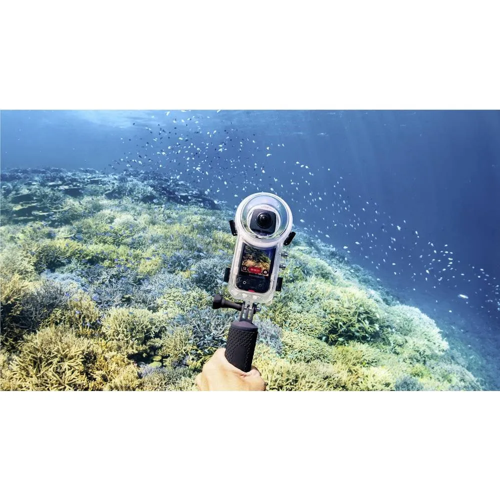 Insta360 X3 Dive Case - Vandtæt - Gennemsigtig